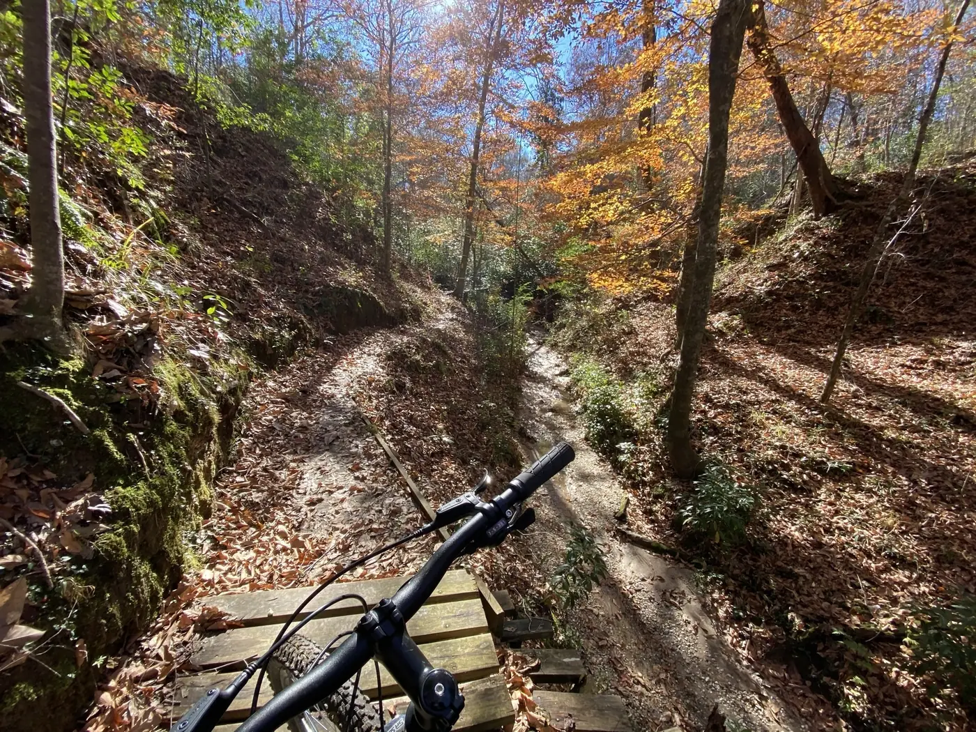 Mountain Biking near St. Francisville, Louisiana
